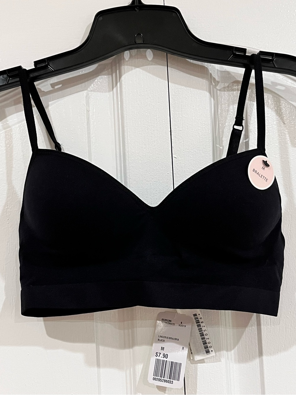 Forever 21 black bralette M NWT